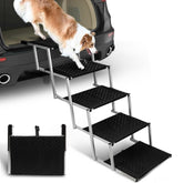Niubya dog stairs for cars with metal frame offering stable climb