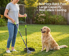 Niubya Pooper Scooper adjustable-handle for comfortable use