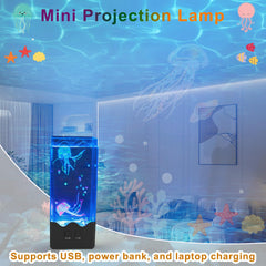 NIUFAN Jellyfish Lamp offers seven color options to tailor the mood and reduce glare.