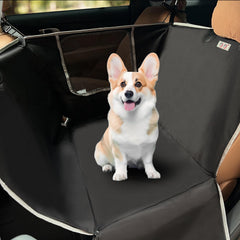 njnj dog car seat cover backseat half hammock keeps space for passengers and belongings