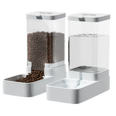 NKECOBJI gravity feeder front view for hands-off pet meals