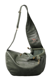 Noah & Paw dog sling carrier with adjustable strap for comfortable daily walks.
