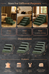 Noah & Paw 4-step wide design adapts to different furniture heights.