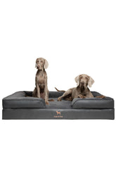 NOAH & PAW giant dog bed outer cover shown for easy cleaning and protection.