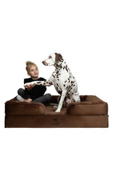 NOAH & PAW XL dog bed outer cover providing waterproof protection for easy cleaning.