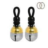 Noble Bells handmade USA closeup bell with premium brass finish for clear tone