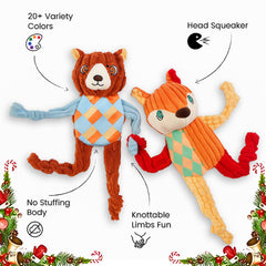 Nocciola knottable limbs design adds shaping variety for curious puppies.