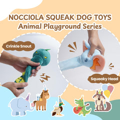 Nocciola long-snout crinkle toy with hidden treats for mental stimulation