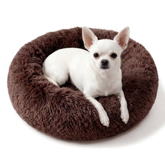 Nononfish calming donut bed with donut shape inviting curling up for security.