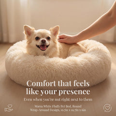 Nononfish Donut Bed raised rim supports head and neck for secure lounging.