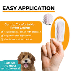 Nootie ear wipes remove wax and debris to support ear hygiene