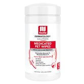 Nootie medicated wipes pack (70-count) for dogs and cats, ready for on-the-go care.