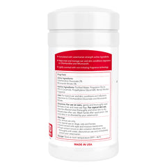 Nootie medicated wipes XL size close-up showing texture and packaging.