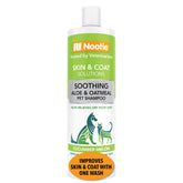 Nootie Oatmeal Shampoo bottle shows gentle cleansing for sensitive skin.