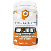 Nootie Progility bacon soft chews closeup for tasty daily joint support.