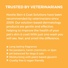 Nootie Warm Vanilla Cookie shampoo lather suggests moisturizing wash with pleasant scent.
