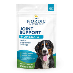 Nordic Naturals Pet Joint Soft Chews bottle ready for daily joint support.