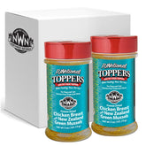 Northwest Naturals freeze-dried chicken and mussels front-pack image highlights meal appeal