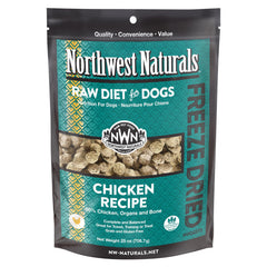 Northwest Naturals Freeze-Dried Chicken dog food bites, bite-sized and high-protein for easy meals
