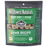 Northwest Naturals freeze-dried lamb dog food nuggets for quick, high-protein meals.