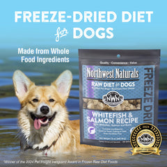 Northwest Naturals bite-sized nuggets ready to serve, ideal for training rewards.