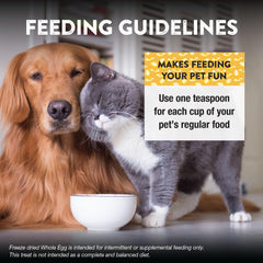 Northwest Naturals topper in dog bowl boosts meal appeal.