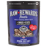 Northwest Naturals pork heart bite-sized treats for easy feeding.