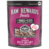 Northwest Naturals Raw Rewards beef heart treats bite-sized for training rewards.
