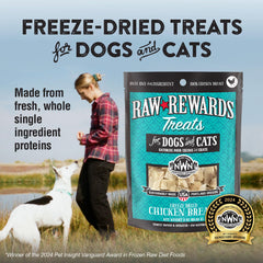 Northwest Naturals Raw Rewards chicken bites, single-ingredient protein for pets