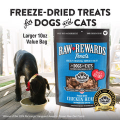 Northwest Naturals Raw Rewards chicken heart bites packaging for travel and storage