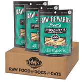 Northwest Naturals Raw Rewards freeze-dried mussel treats, bite-sized for dogs and cats; training-friendly.