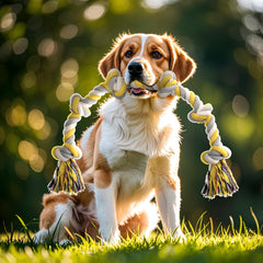 Norvy 3.3-feet Tug Rope Toy, ideal for training and engaging play.
