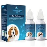 NOVEHA Pet Drops bottle and dropper for convenient eye care