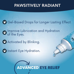 NOVEHA Pet Gel Eye Drops two-bottle pack for ongoing care.