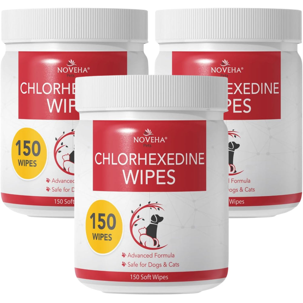 NOVEHA Pet Wipes facial folds for gentle cleansing and skin comfort
