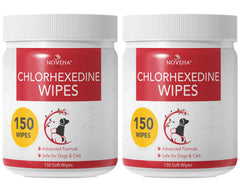 NOVEHA Pet Wipes facial folds: gentle cleansing for dogs and cats.