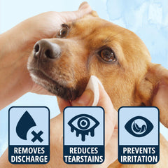 NOVEHA tear stain remover for discharge and crust on white fur
