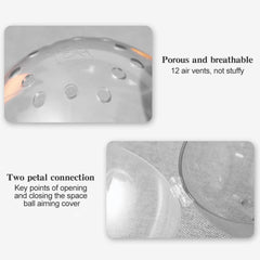 NOWHYX cat muzzle clear design reduces anxiety by letting pets see surroundings