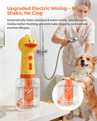 NRYDEPET rechargeable battery enables cordless use during home grooming.