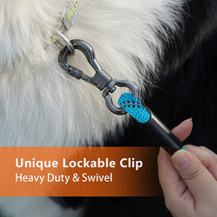 NTR Training Leash with two swivel hooks and lockable clip