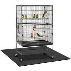 Nuanchu absorbent felt bird cage mat keeps cages dry and tidy.