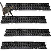 Nuanchu cat deterrent mat pack of 12 pieces on sofa for pet safety