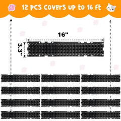 Nuanchu cat deterrent mat on steps guarding furniture