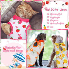Nuanchu cat recovery suit medium size for mid-sized cats with breathable fabric