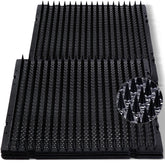 Nuanchu cat spike mat on sofa deters pawing while protecting furniture