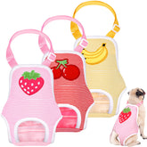 Nuanchu female dog diaper with adjustable harness for secure fit.