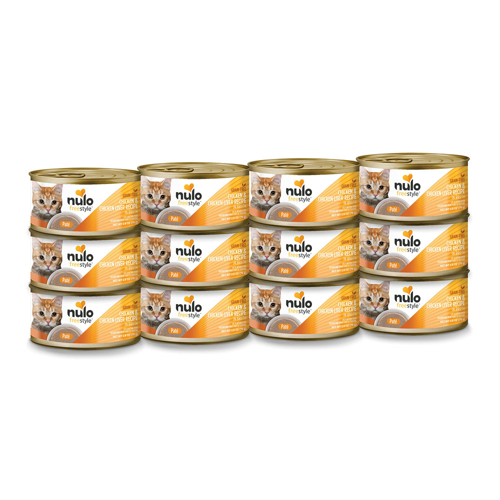 Nulo Freestyle can label highlights protein-rich ingredients for cats