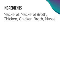 Nulo Freestyle real shredded chicken and fish in savory broth aroma.