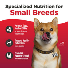 Nulo Freestyle small breed kibble with omega fatty acids promoting coat health