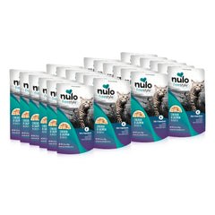 Nulo Freestyle topper with chicken and salmon in broth for hydration and protein